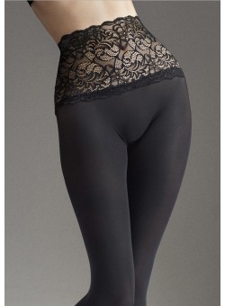 Wide Lace Tights “SLIM EMOTION 60” Lux Line 