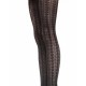 MARILYN SOPHIA A09 women's tights with vertical openwork pattern